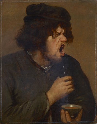 Der Trinker von Adriaen Brouwer
